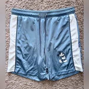 Disney Men's Athletic Shorts in Blue and White